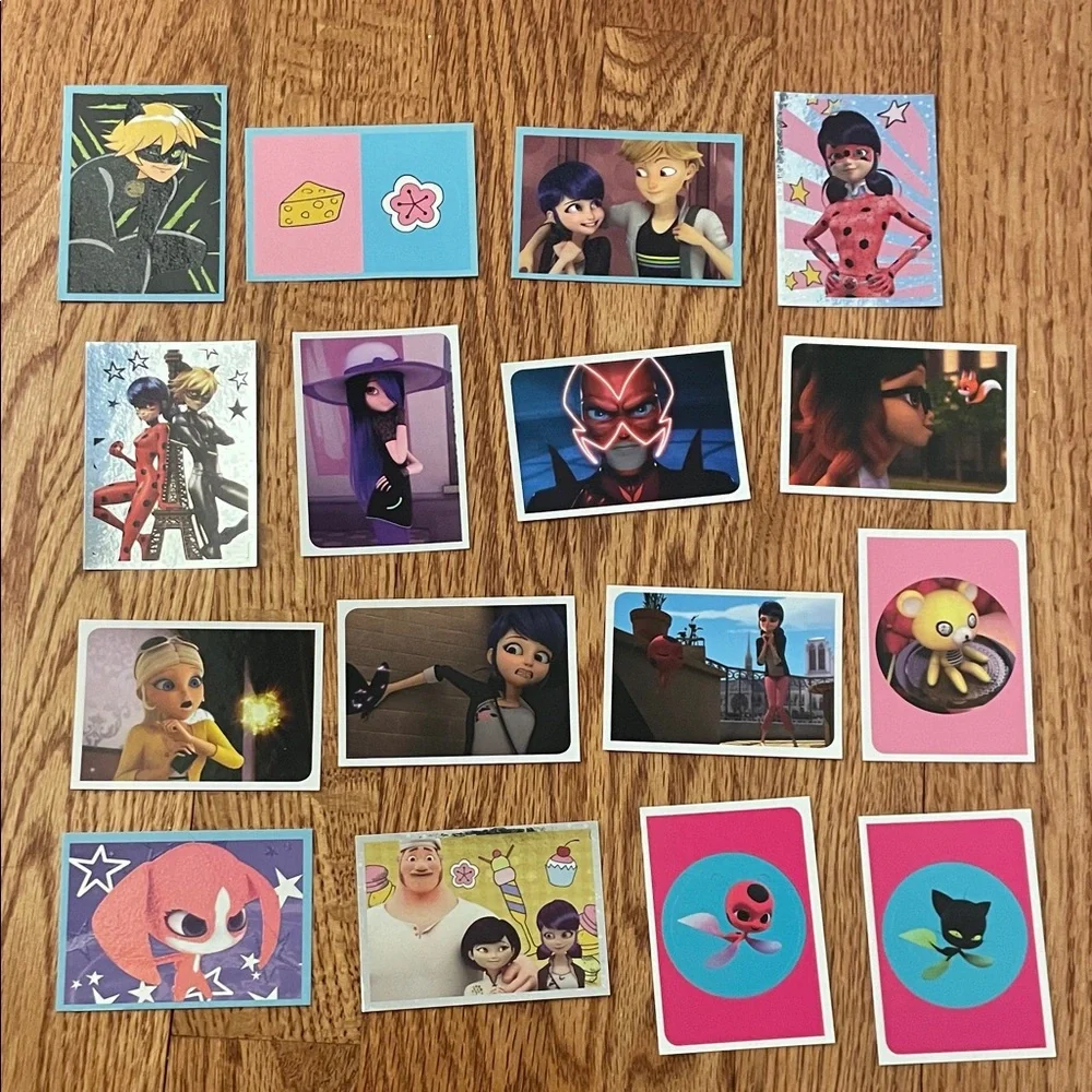 Lot of 100 Random Panini Miraculous Ladybug Stickers/Trading Cards! - Picture 1 of 11